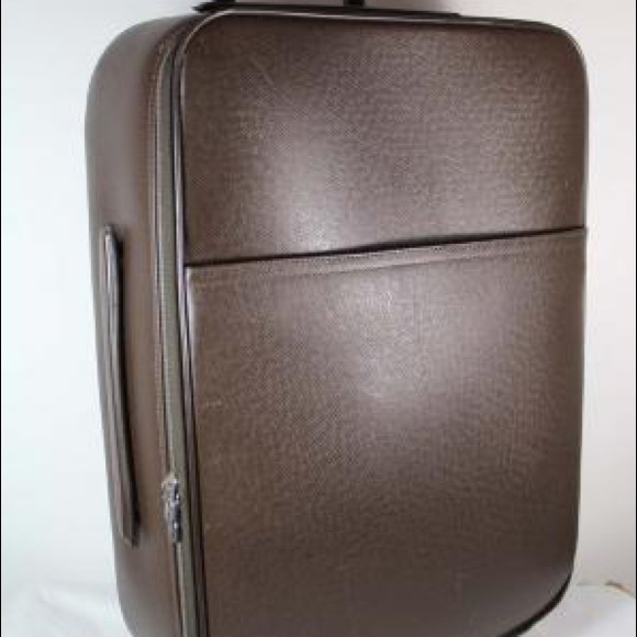 Louis Vuitton pagase 55 taiga brown leather bag - Picture 1 of 6